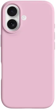 Apple iPhone 17 Hoesje MagSafe Siliconen Back Cover Dun Roze