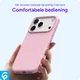 Apple iPhone 17 Hoesje MagSafe Siliconen Back Cover Dun Roze afbeelding 2