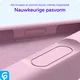 Apple iPhone 17 Hoesje MagSafe Siliconen Back Cover Dun Roze afbeelding 3