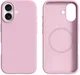 Apple iPhone 17 Hoesje MagSafe Siliconen Back Cover Dun Roze afbeelding 7