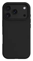 Apple iPhone 17 Pro Hoesje MagSafe Siliconen Back Cover Dun Zwart afbeelding