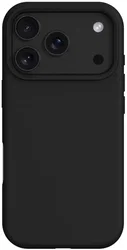 Apple iPhone 17 Pro Hoesje MagSafe Siliconen Back Cover Dun Zwart afbeelding