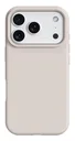Apple iPhone 17 Pro Hoesje MagSafe Siliconen Back Cover Dun Beige