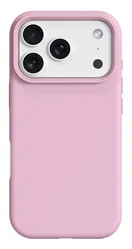 Apple iPhone 17 Pro Hoesje MagSafe Siliconen Back Cover Dun Roze afbeelding