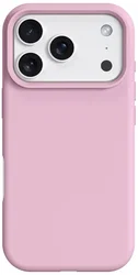 Apple iPhone 17 Pro Hoesje MagSafe Siliconen Back Cover Dun Roze afbeelding