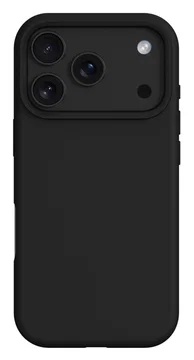 Apple iPhone 17 Pro Max Hoesje MagSafe Siliconen Back Cover Dun Zwart