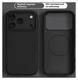Apple iPhone 17 Pro Max Hoesje MagSafe Siliconen Back Cover Dun Zwart afbeelding 2