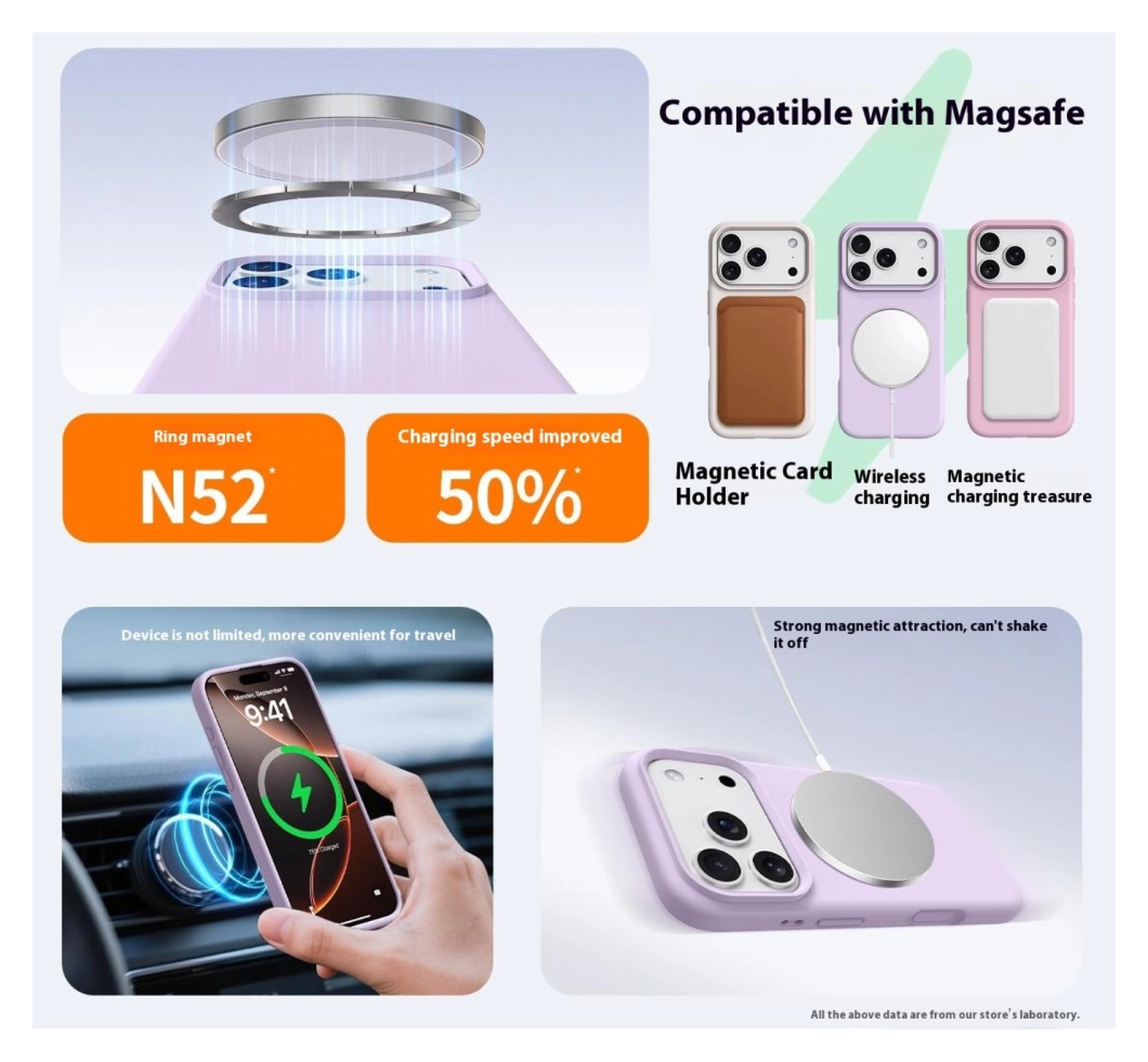 Apple iPhone 17 Pro Max Hoesje MagSafe Siliconen Back Cover Dun Zwart afbeelding 4