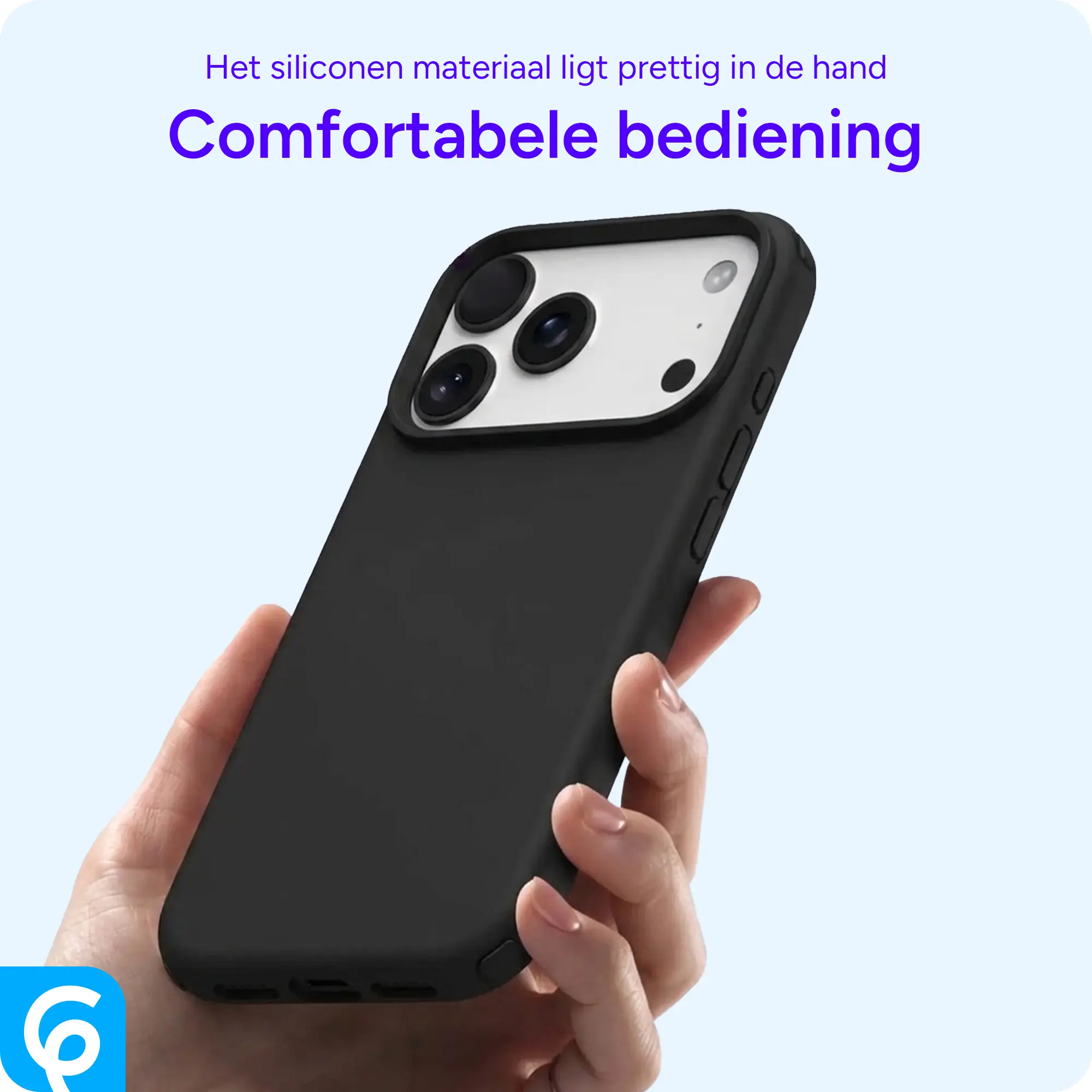 Apple iPhone 17 Pro Max Hoesje MagSafe Siliconen Back Cover Dun Zwart afbeelding 2