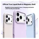 Apple iPhone 17 Pro Max Hoesje MagSafe Siliconen Back Cover Dun Beige afbeelding 9