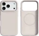 Apple iPhone 17 Pro Max Hoesje MagSafe Siliconen Back Cover Dun Beige afbeelding 7