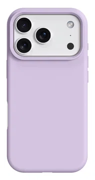 Apple iPhone 17 Pro Max Hoesje MagSafe Siliconen Back Cover Dun Paars