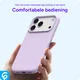 Apple iPhone 17 Pro Max Hoesje MagSafe Siliconen Back Cover Dun Paars afbeelding 2