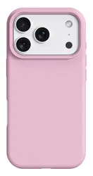 Apple iPhone 17 Pro Max Hoesje MagSafe Siliconen Back Cover Dun Roze afbeelding