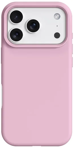 Apple iPhone 17 Pro Max Hoesje MagSafe Siliconen Back Cover Dun Roze afbeelding 1