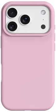 Apple iPhone 17 Pro Max Hoesje MagSafe Siliconen Back Cover Dun Roze