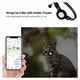 AirTag Hoesje voor Huisdieren Reflecterende Siliconen Halsband met Bel Zwart afbeelding 5