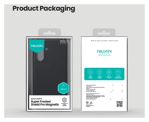 Nillkin Frosted Shield Samsung Galaxy A17 Hoesje MagSafe Back Cover Zwart afbeelding 16