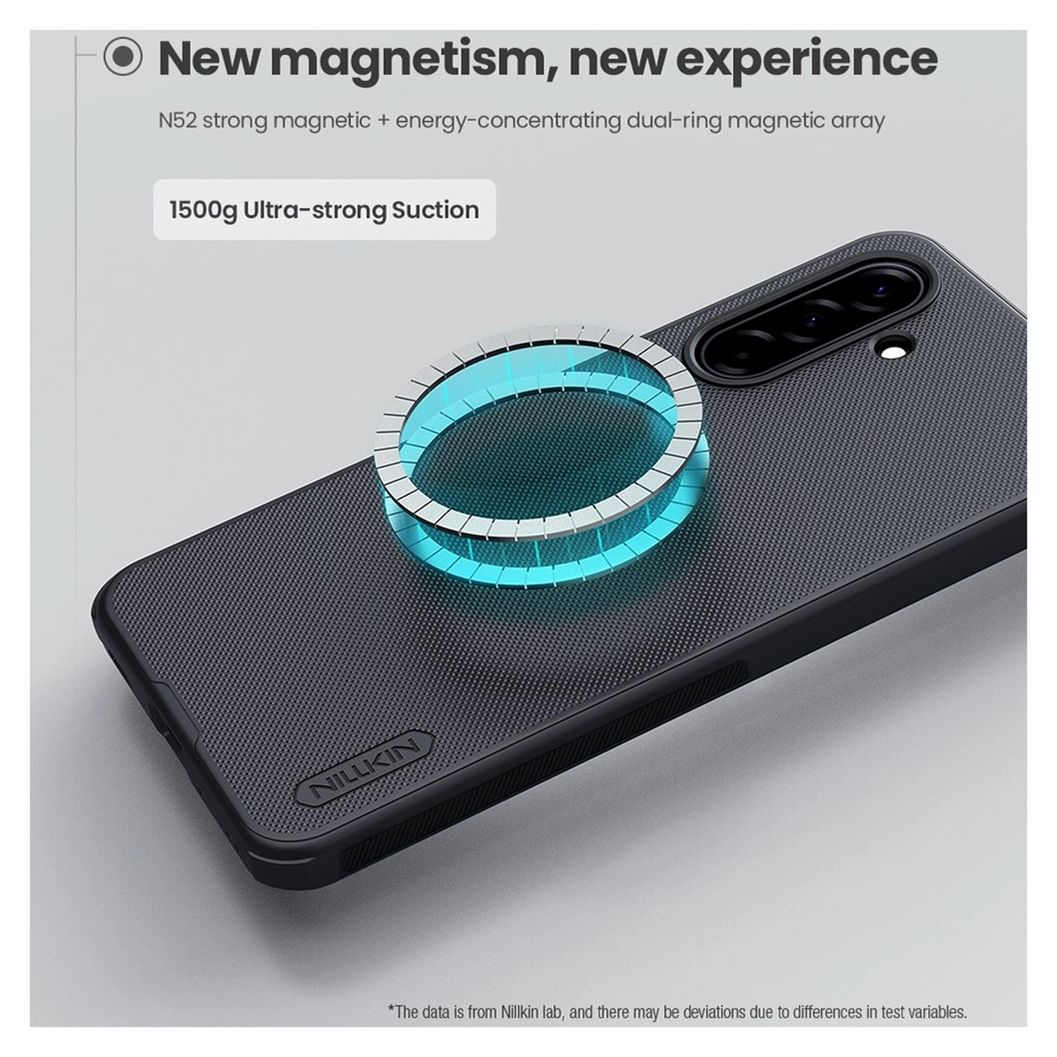 Nillkin Frosted Shield Samsung Galaxy A17 Hoesje MagSafe Back Cover Zwart afbeelding 3