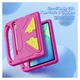 Dux Ducis PUFF Samsung Tab S10 Lite/S10 FE/S9 FE Kinder Tablethoes Handvat Roze afbeelding 5