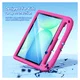 Dux Ducis PUFF Samsung Tab S10 Lite/S10 FE/S9 FE Kinder Tablethoes Handvat Roze afbeelding 6