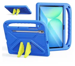 Dux Ducis PUFF Samsung Tab S10 Lite / S10 FE / S9 (FE) Kinder Tablethoes Blauw afbeelding