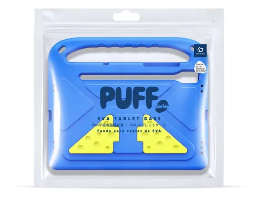 Dux Ducis PUFF Samsung Tab S10 Lite / S10 FE / S9 (FE) Kinder Tablethoes Blauw afbeelding 2