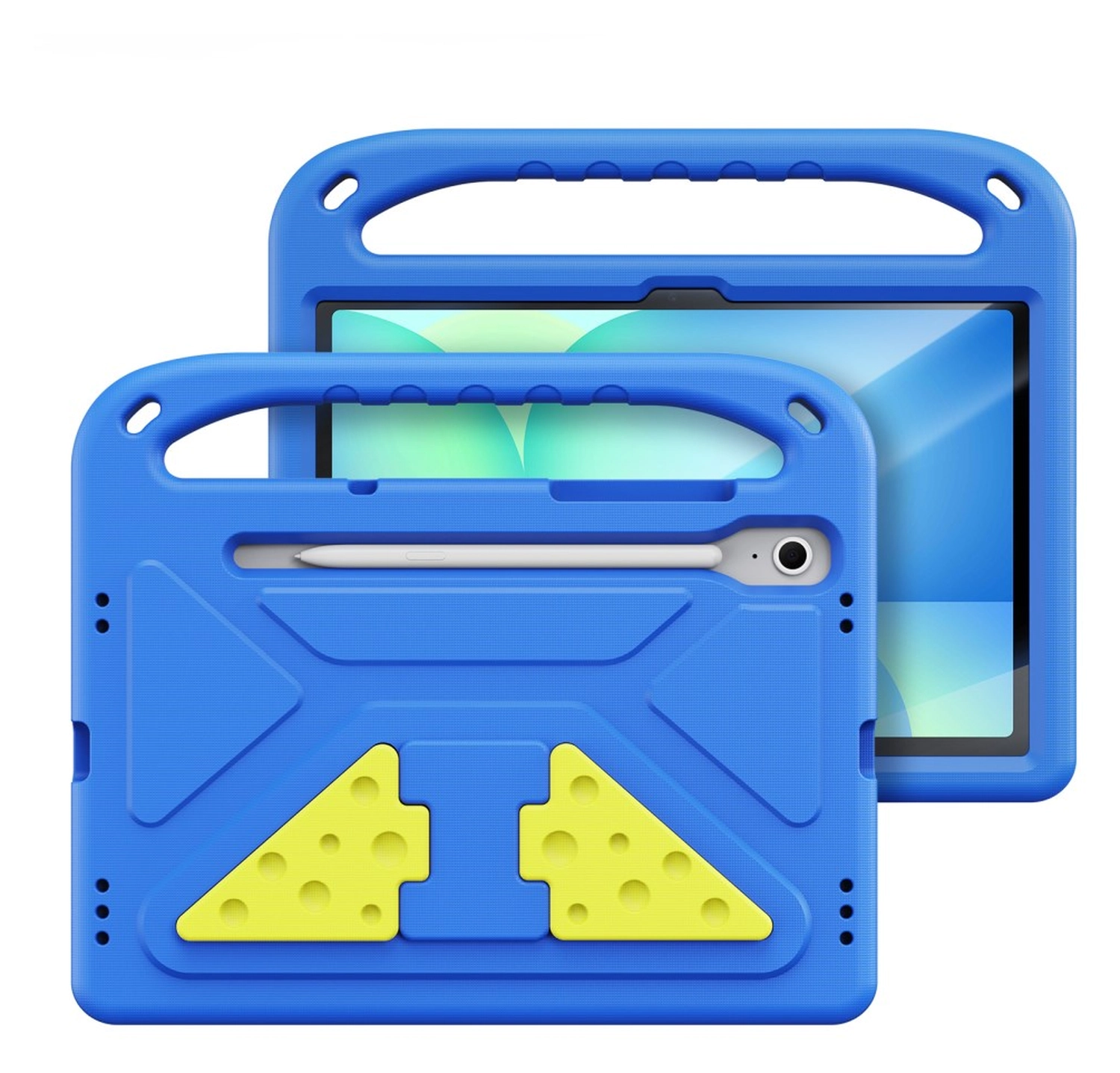 Dux Ducis PUFF Samsung Tab S10 Lite / S10 FE / S9 (FE) Kinder Tablethoes Blauw afbeelding 3