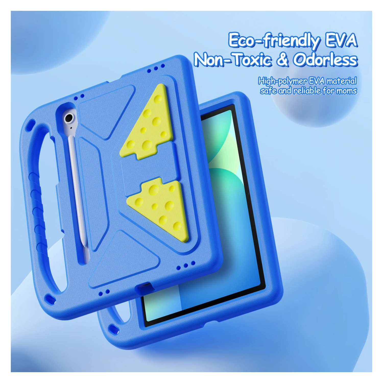 Dux Ducis PUFF Samsung Tab S10 Lite / S10 FE / S9 (FE) Kinder Tablethoes Blauw afbeelding 5