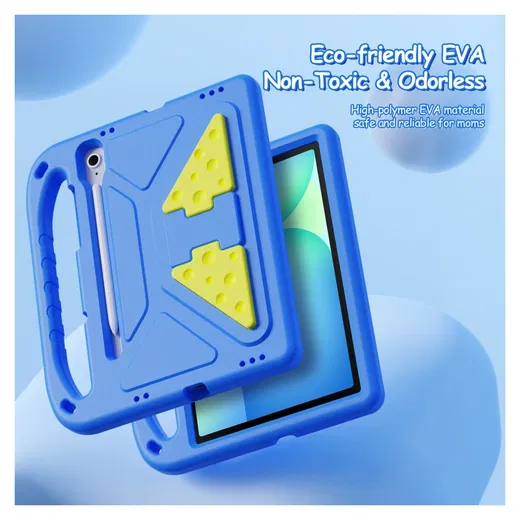 Dux Ducis PUFF Samsung Tab S10 Lite / S10 FE / S9 (FE) Kinder Tablethoes Blauw afbeelding 5