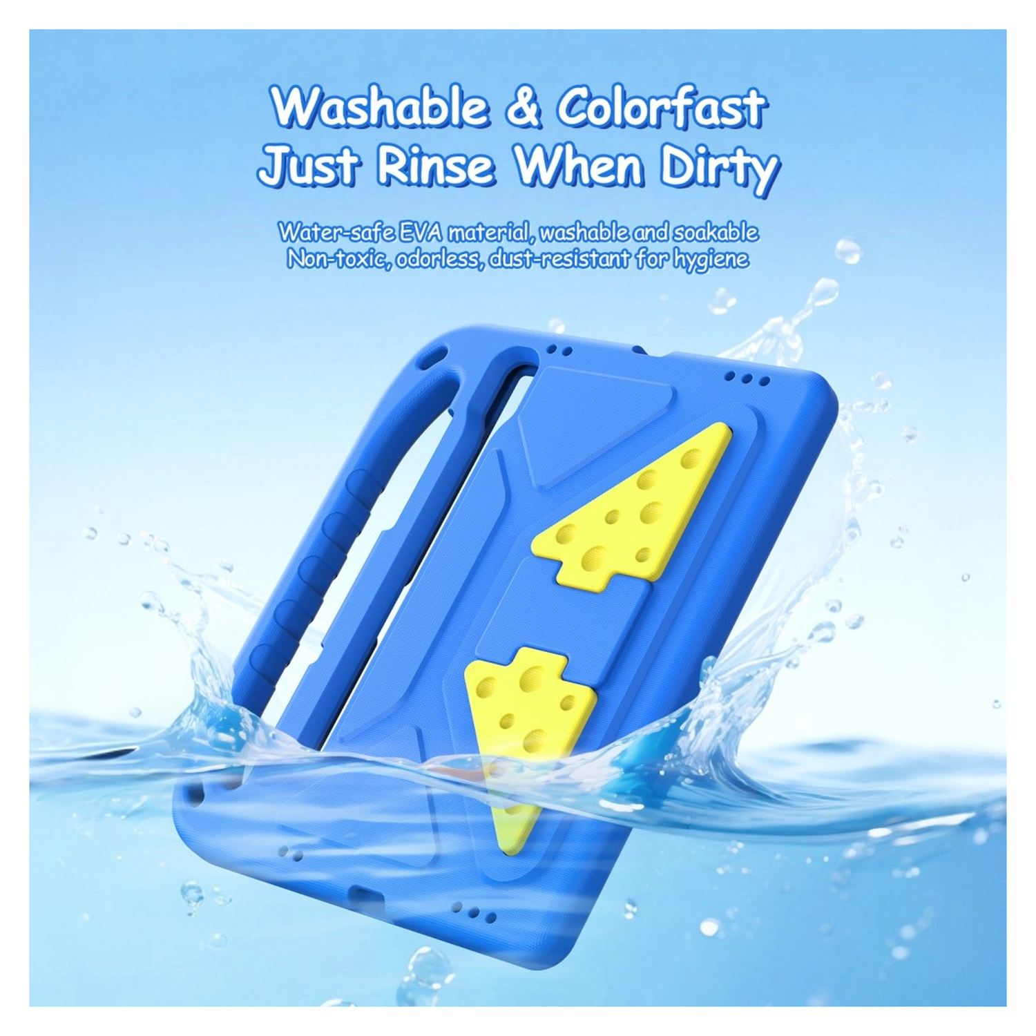 Dux Ducis PUFF Samsung Tab S10 Lite / S10 FE / S9 (FE) Kinder Tablethoes Blauw afbeelding 9