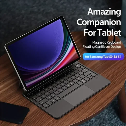 Dux Ducis MK Series Toetsenbordhoes Samsung Tab S10 Lite/S10 FE/S9/S9 FE Zwart afbeelding 6