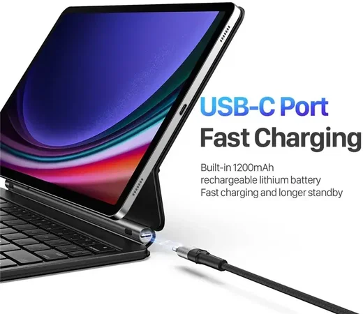Dux Ducis MK Series Toetsenbordhoes Samsung Tab S10 Lite/S10 FE/S9/S9 FE Zwart afbeelding 5