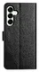 Samsung Galaxy A17 / A26 Hoesje Mandala Book Case met Pasjeshouder Zwart afbeelding 7