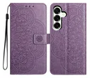 Samsung Galaxy A17 / A26 Hoesje Mandala Book Case met Pasjeshouder Paars
