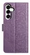 Samsung Galaxy A17 / A26 Hoesje Mandala Book Case met Pasjeshouder Paars afbeelding 7