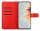 Samsung Galaxy A17 / A26 Hoesje Mandala Book Case met Pasjeshouder Rood afbeelding 2