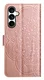 Samsung Galaxy S25 FE Hoesje Mandala Book Case met Pasjeshouder Roze Goud afbeelding 9