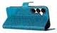 Samsung Galaxy S25 FE Hoesje Mandala Book Case met Pasjeshouder Blauw afbeelding 4
