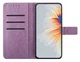 Samsung Galaxy S25 FE Hoesje Mandala Book Case met Pasjeshouder Paars afbeelding 2