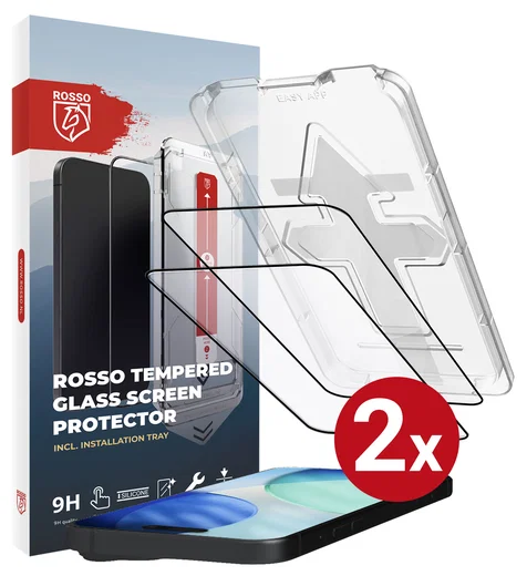 Rosso Apple iPhone 17 Tempered Glass met Installatietray (2-Pack) afbeelding 9