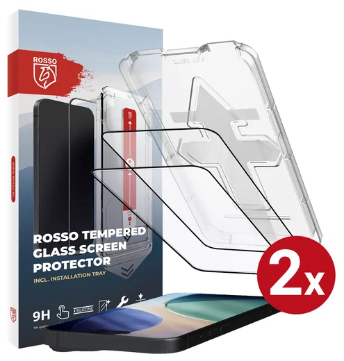 Rosso Apple iPhone Air Tempered Glass met Installatietray (2-Pack) afbeelding 1
