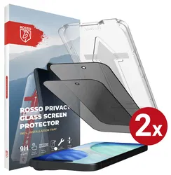 Rosso iPhone 17 Privacy Glass met Installatietray Dust Removal (2-Pack) afbeelding