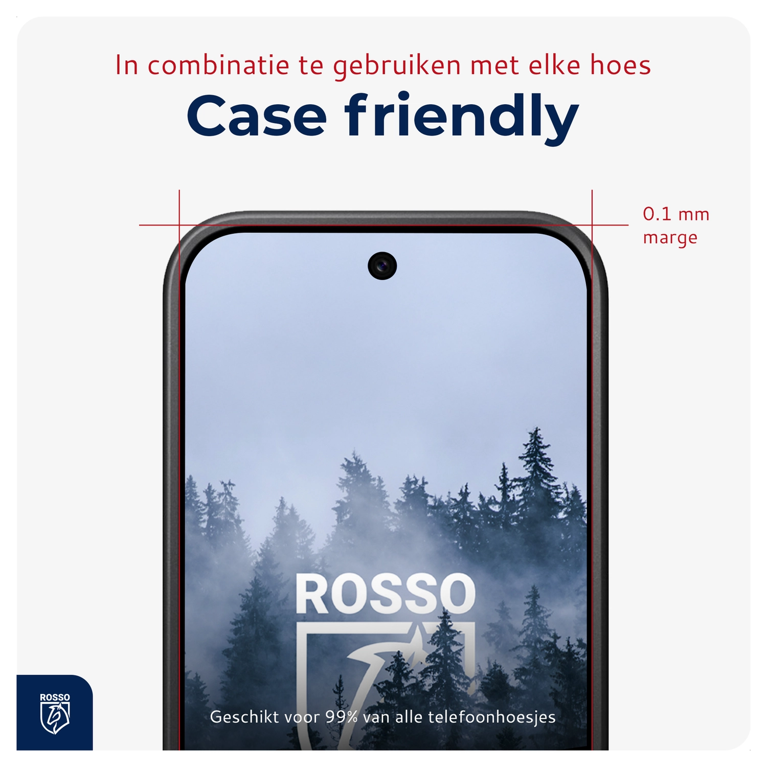 Rosso iPhone 17 Privacy Glass met Installatietray Dust Removal (2-Pack) afbeelding 4