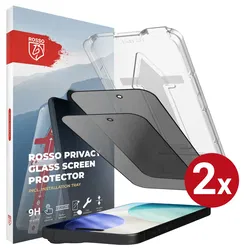 Rosso iPhone 17 Pro Privacy Glass met Installatietray Dust Removal (2-Pack) afbeelding