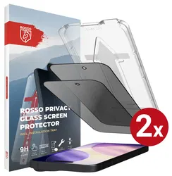 Rosso iPhone 17 Pro Max Privacy Glass met Installatietray Dust Removal (2-Pack) afbeelding