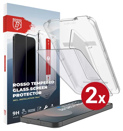 Rosso Samsung Galaxy S25 FE Tempered Glass met Installatietray (2-Pack) afbeelding 11