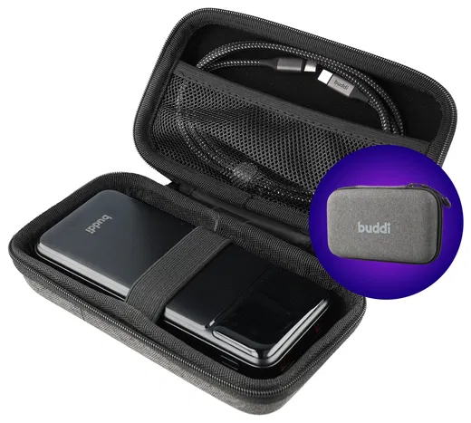Buddi Sorted Organizer Hoes voor Powerbank en Kabels Grijs - Small afbeelding 1
