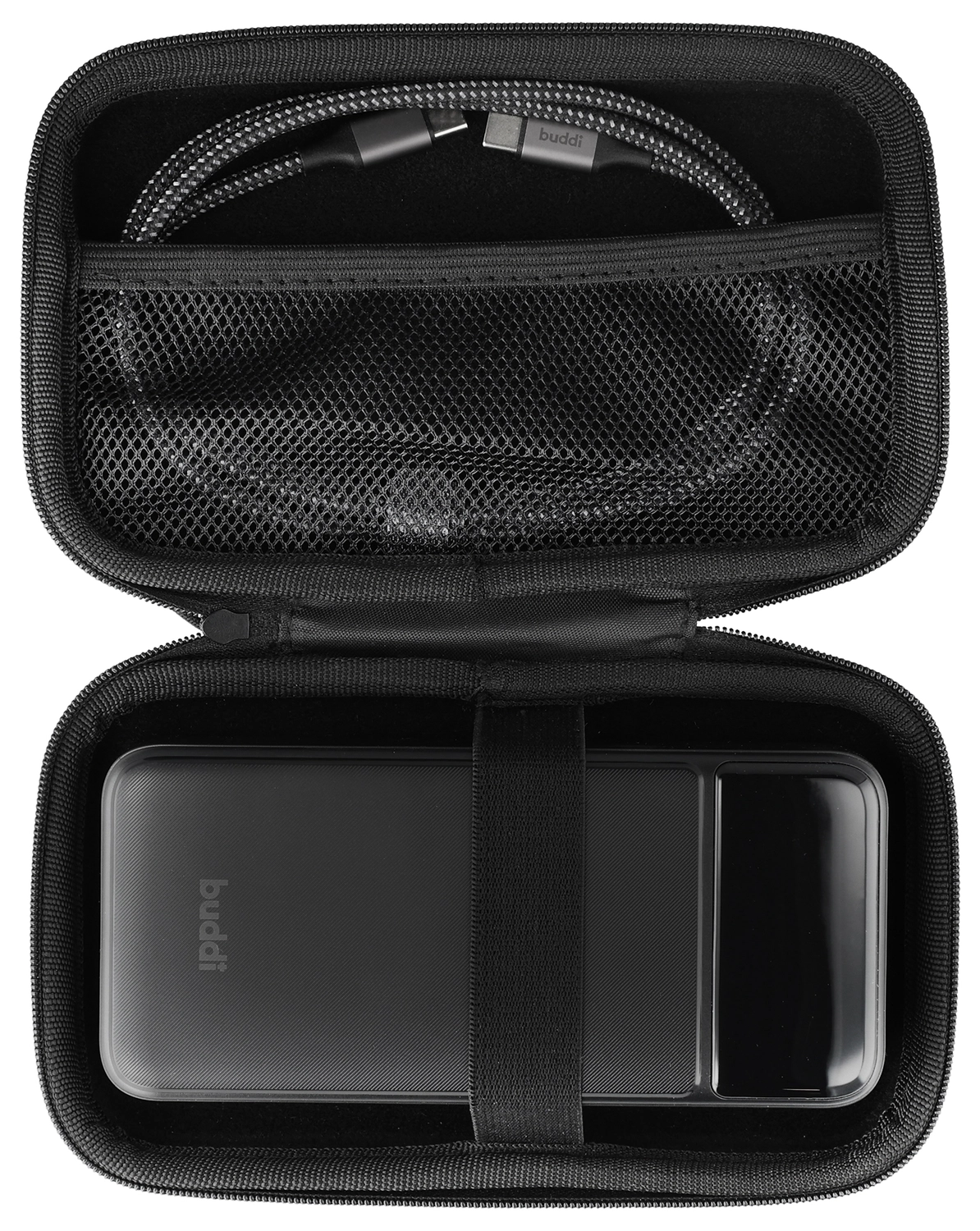 Buddi Sorted Organizer Hoes voor Powerbank en Kabels Grijs - Medium afbeelding 9