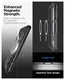 Spigen Ultra Hybrid MagFit Samsung Galaxy S25 FE Hoesje MagSafe Frost Zwart afbeelding 4